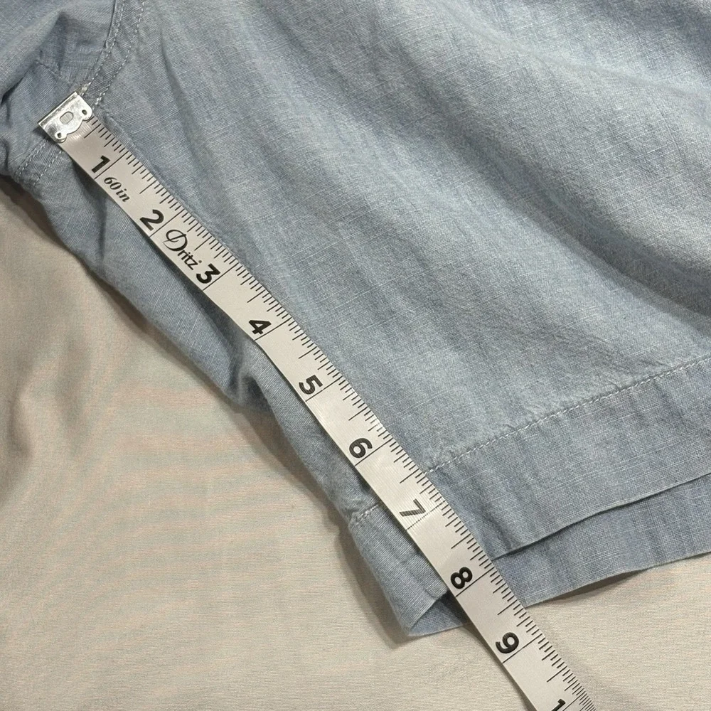 Polo Ralph Lauren Mens 38 Chambray Shorts Classic Fit Light‎ Blue Bermuda Pony